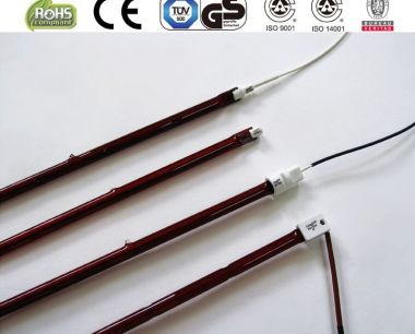 halogen infrared ruby heating lamp tube