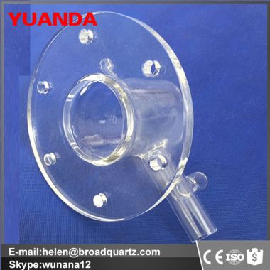 Customzied fused quartz ractor for chemical