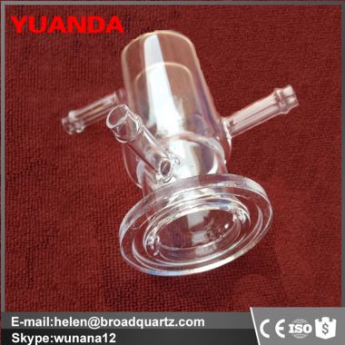 Hot work and cold work application fused quartz air cylinder