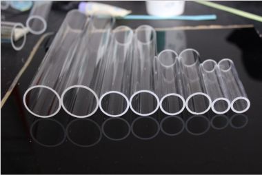 Customize any size of high quality clear quartz glass tube